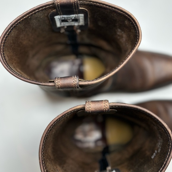 Vintage Brown Leather Cowboy Boots - Picture 8 of 10